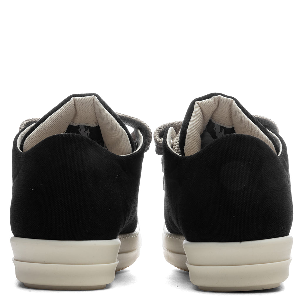 Jumbo Lace Puffer Low Sneaks - Black/Milk