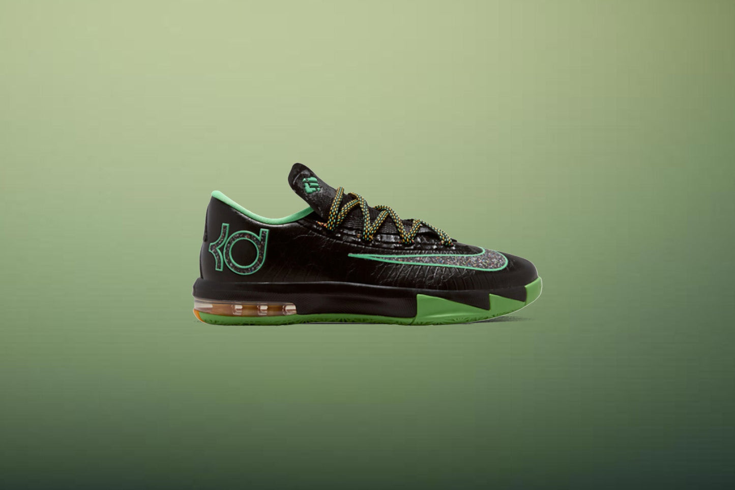 KD 6 'Night Vision' - Black/Multicolor/Light Lucid Green
