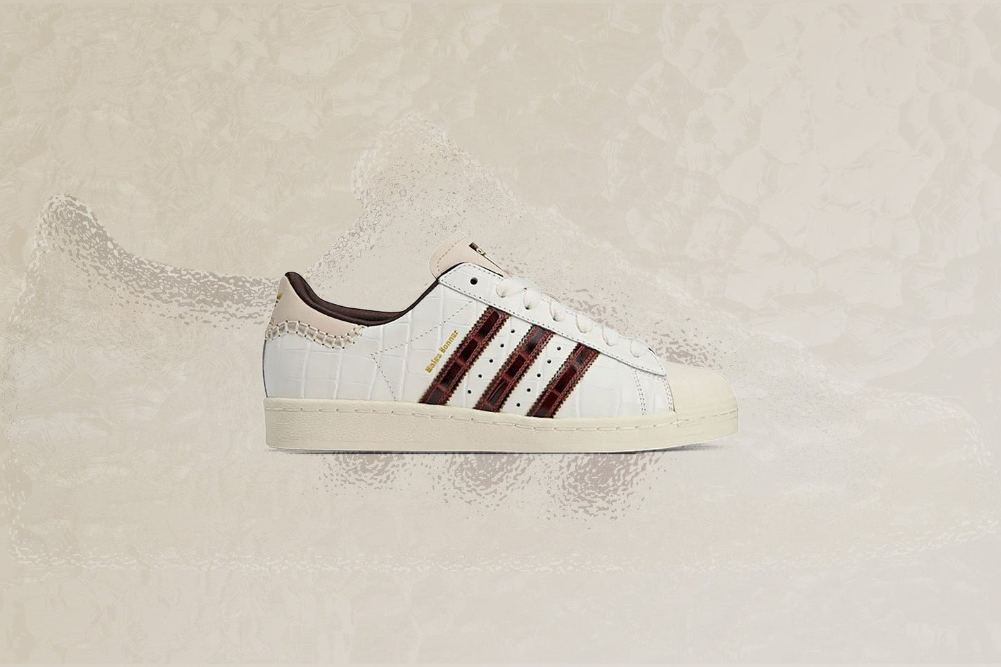 adidas Originals x Wales Bonner Superstar - Wonder White/Fox Brown/Wonder White