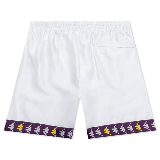 222 Banda Befotaka Swim Shorts - Grey/Violet Bloom