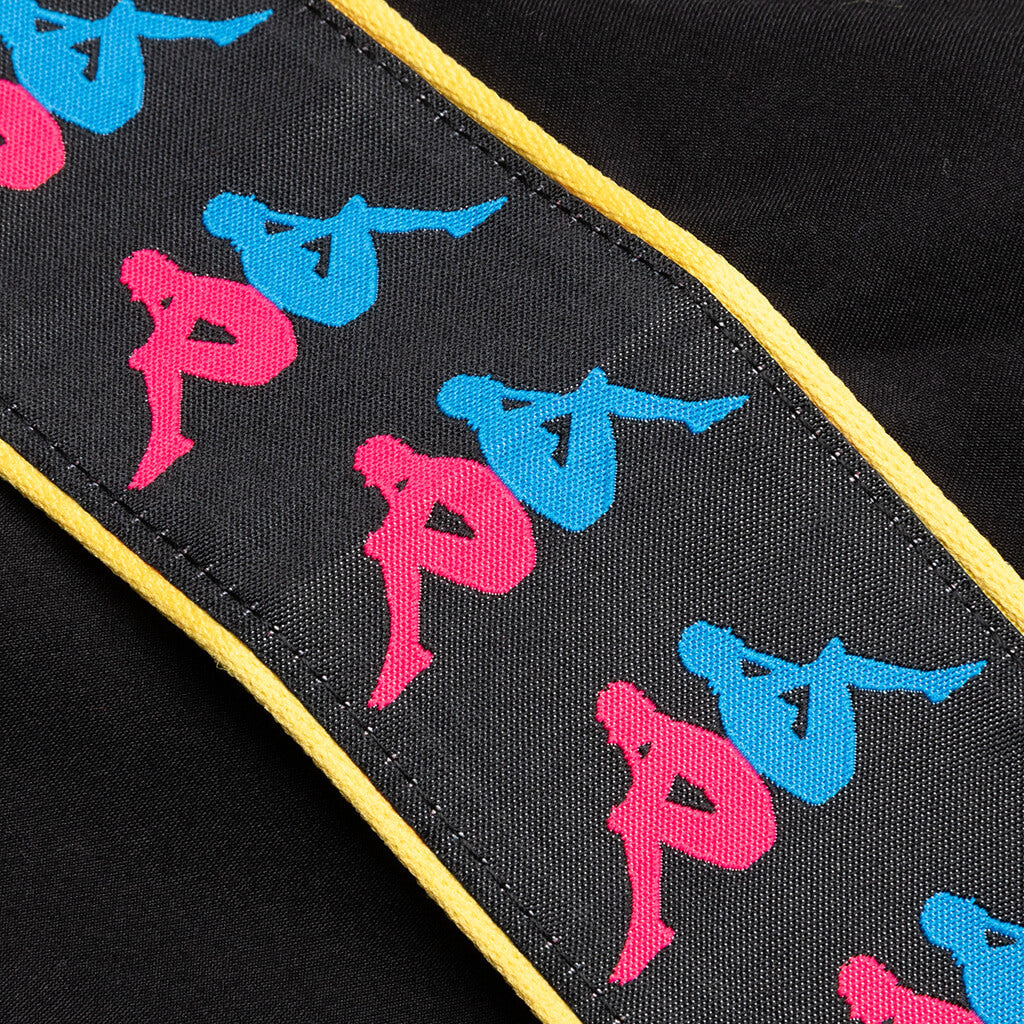 222 Banda Calabash Swim Shorts - Black/Fuchsia/Blue