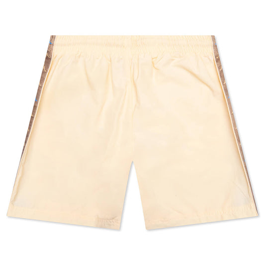 222 Banda Coneyn Swim Shorts - Beige Ecru/Brown