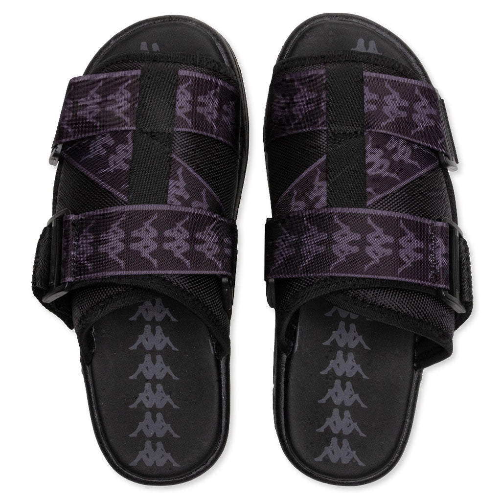 222 Banda Mitel 1 Sandals - Black/Grey DK