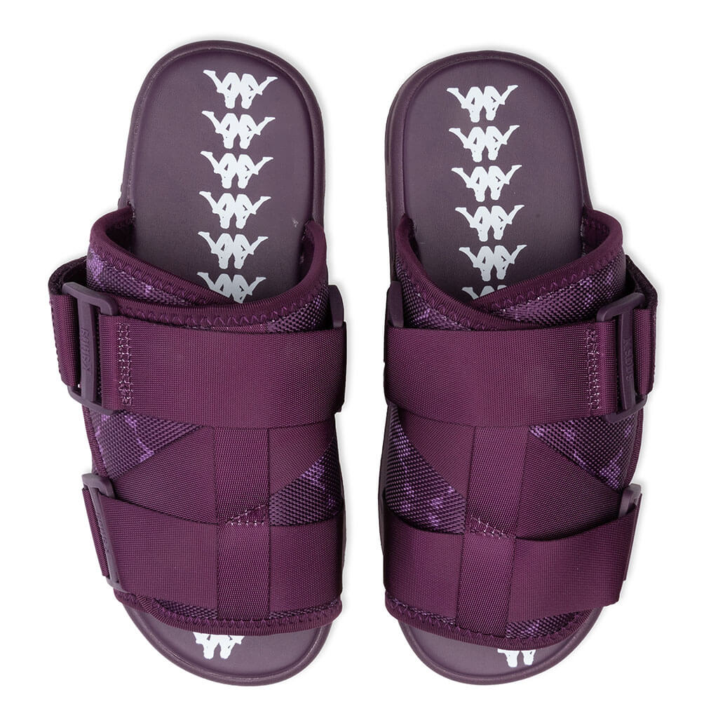 222 Banda Mitel 4 Sandals - DK Violet/White