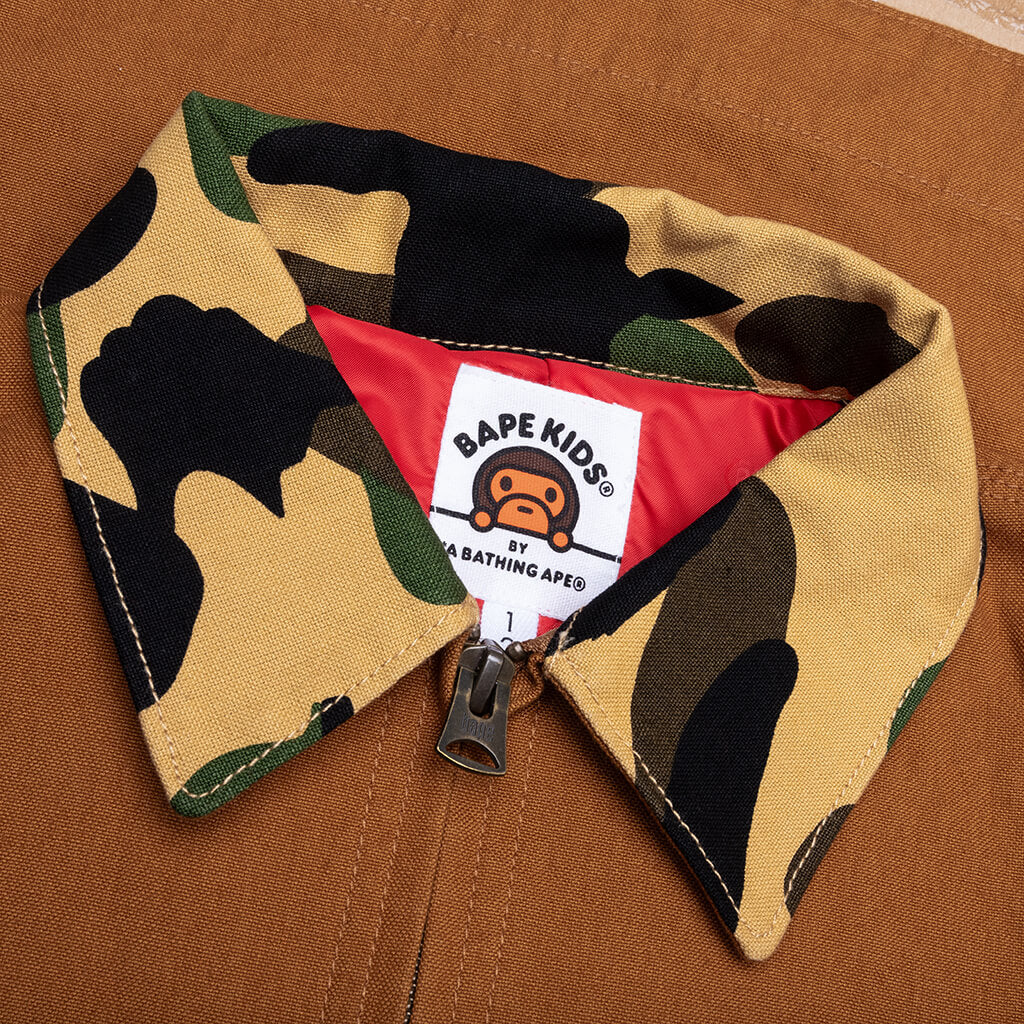 Kid's 1ST Camo Work Jacket - Brown