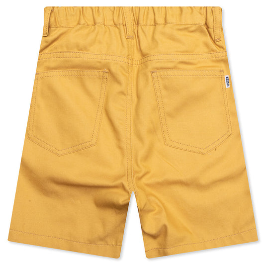 Kid's Baby Milo Rope Denim Shorts - Yellow