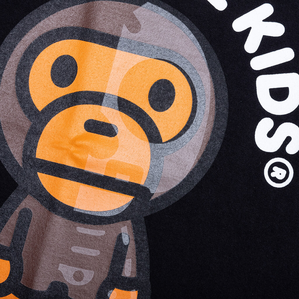 Kid's Baby Milo Skull Glow In The Dark Tee - Black