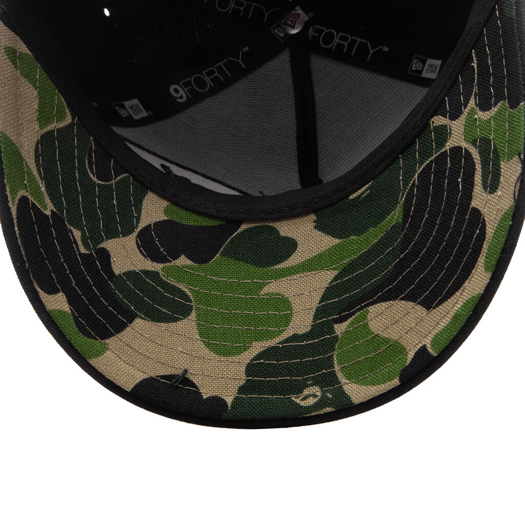 New Era x A Bathing Ape Kid's Big Baby Milo 9Forty Cap - Black