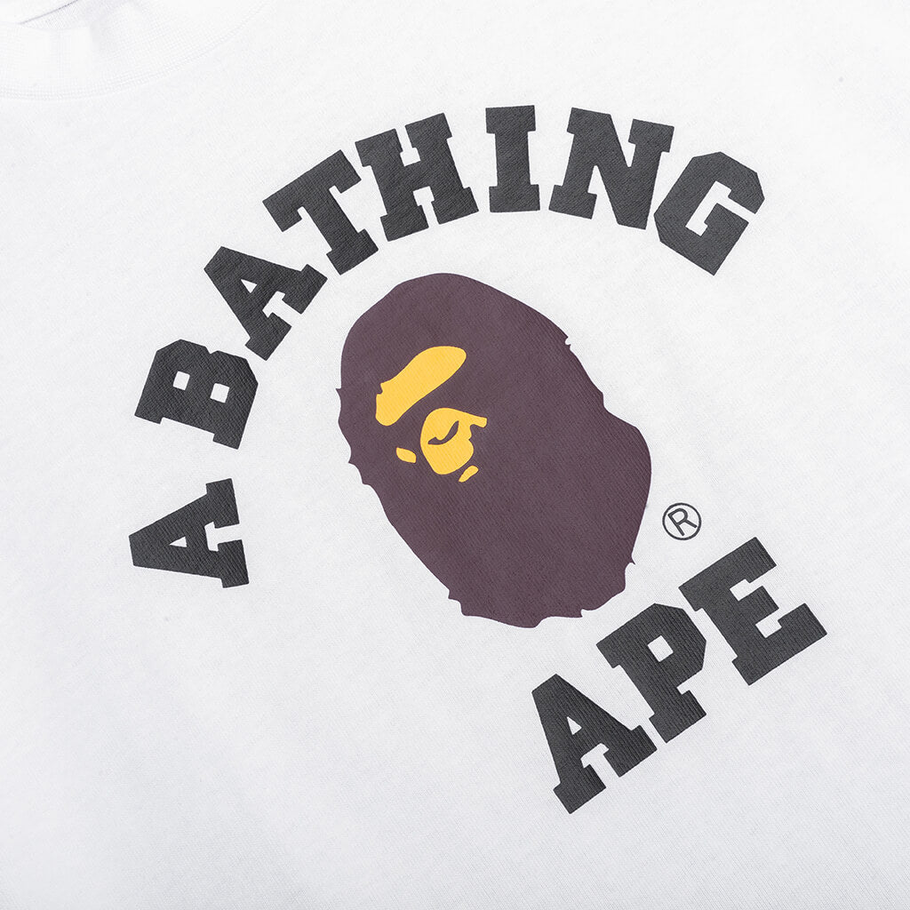 Kid's College Tee - White