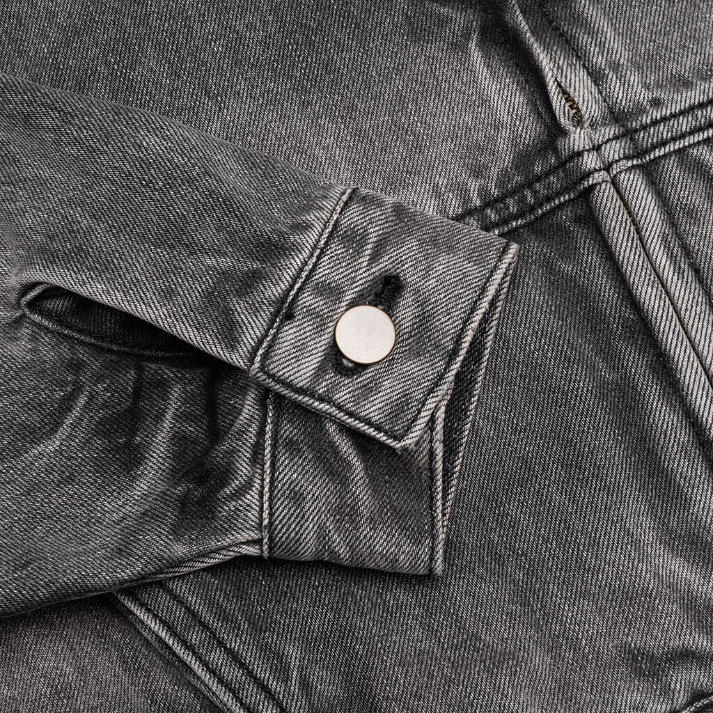 Kid's Denim Trucker Jacket - Vintage Black