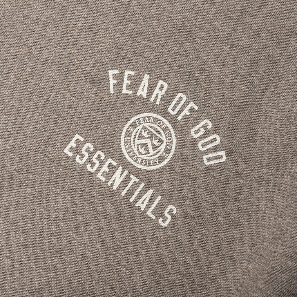 Kid's Fleece Crewneck - Heather Gray