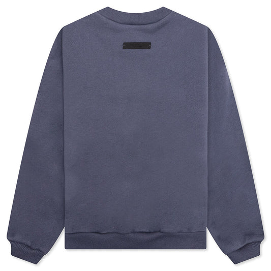 Kid's Fleece Crewneck - Marine
