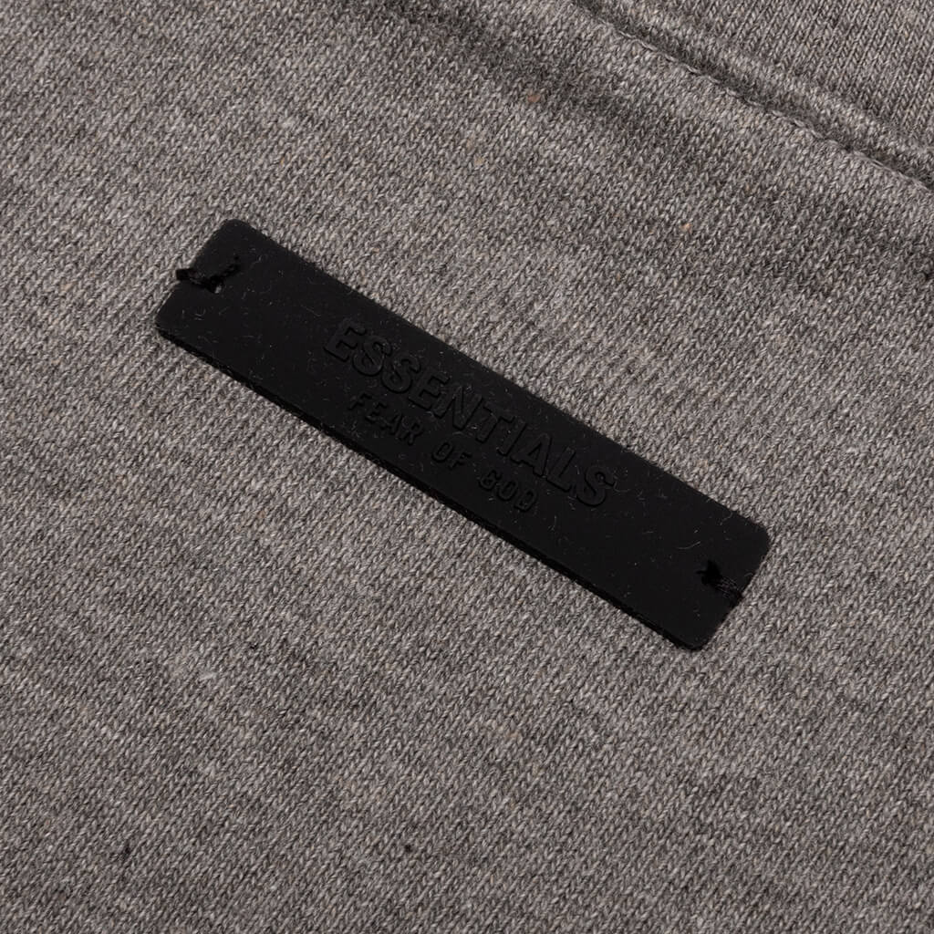 Kid's Heavy Crewneck Tee - Heather Gray