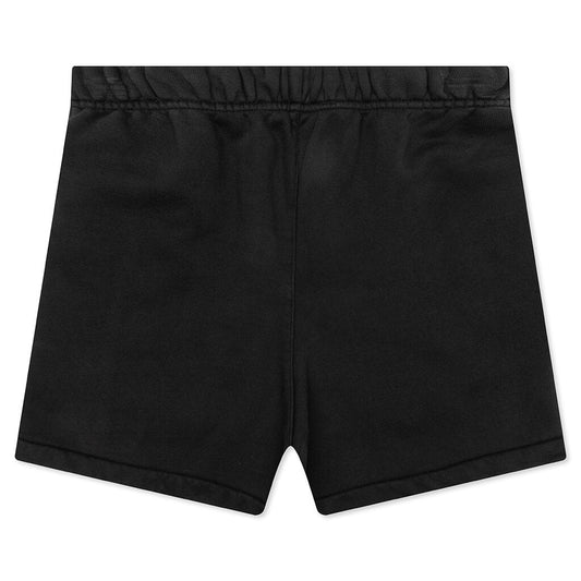 Kid's Heavy Fleece Soccer Short - Black