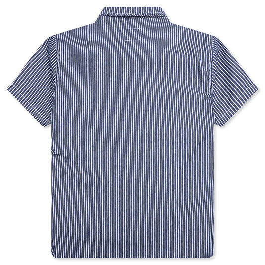 Kid's Hickory Baby Milo Patch S/S Shirt - Navy