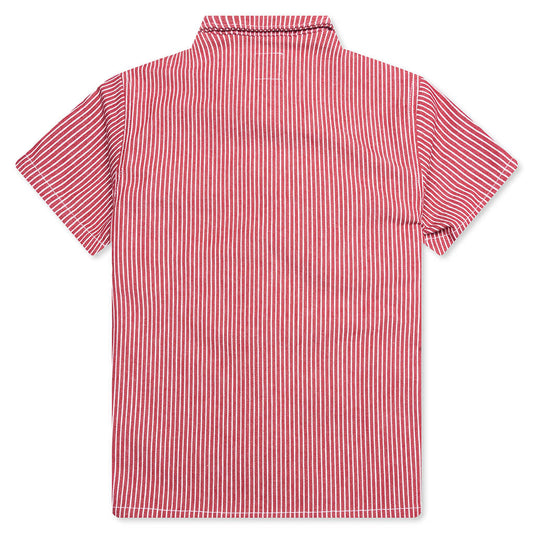 Kid's Hickory Baby Milo Patch S/S Shirt - Red