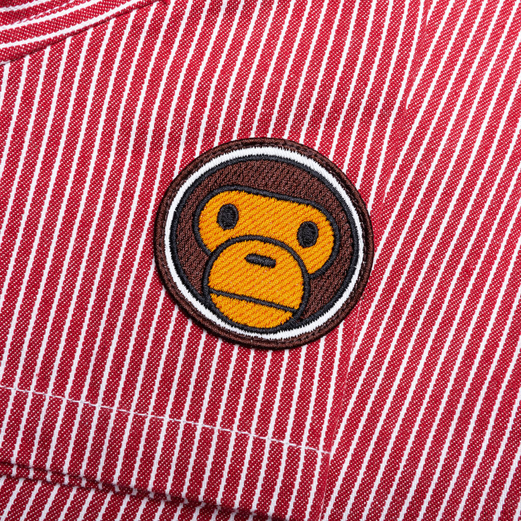 Kid's Hickory Baby Milo Patch S/S Shirt - Red