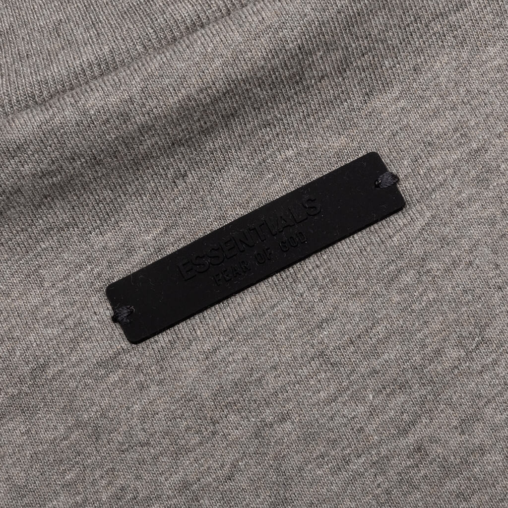 Kid's Jersey Crewneck Tee - Heather Gray
