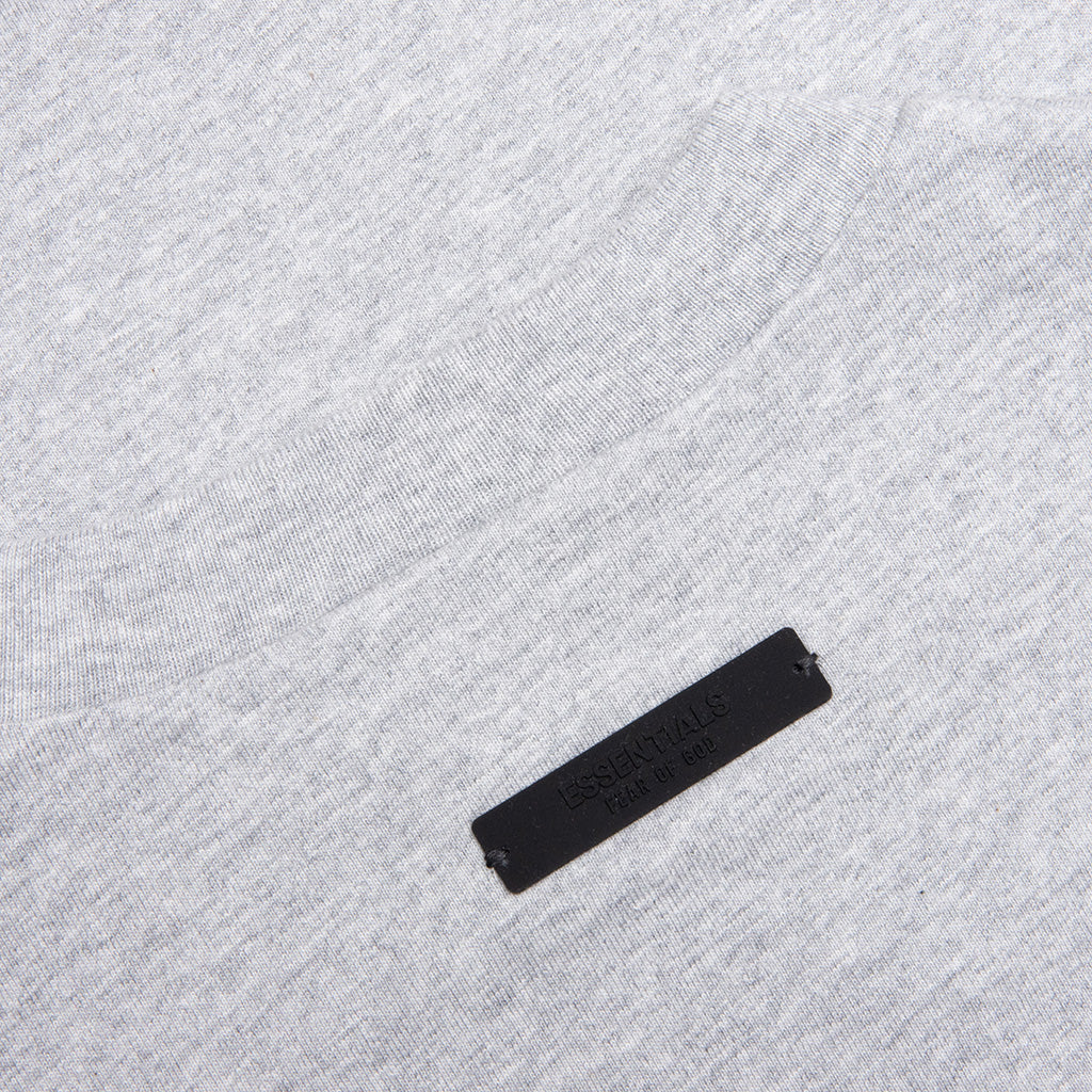 Kid's Jersey Crewneck Tee - Light Heather Gray