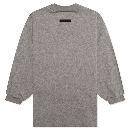 Kid's Jersey Long Sleeve Tee - Heather Gray