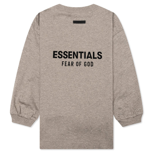 Kid's Jersey Long Sleeve Tee - Heather Gray