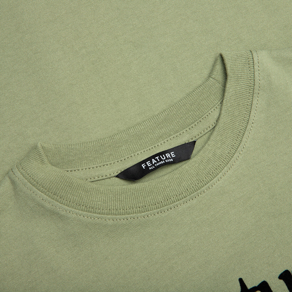 Kids Academy L/S T-Shirt - Oil Green