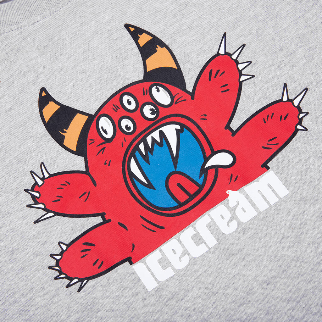 Kids Cookie Monster S/S - Heather Gray