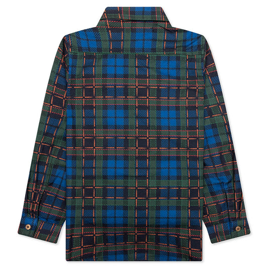 Kids Explore L/S Woven - Plaid