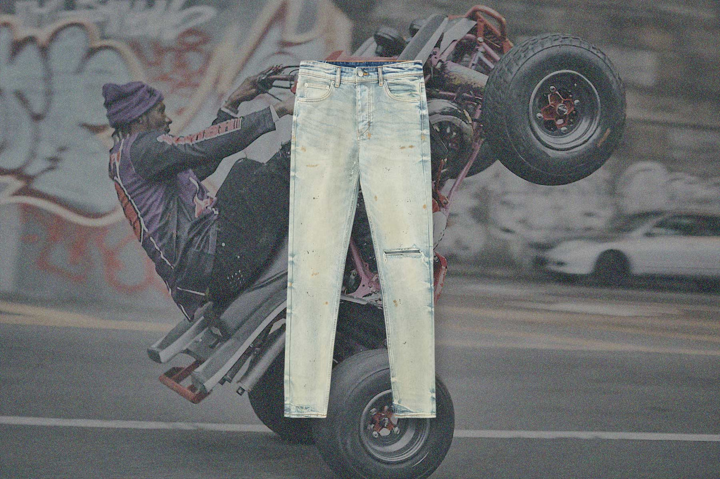Ksubi x ASAP TyY Chitch Pant - Oil Slicker