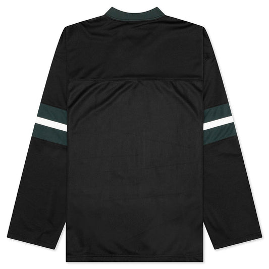 L/S Detroit Mesh T-Shirt - Black/Conifer/Wax