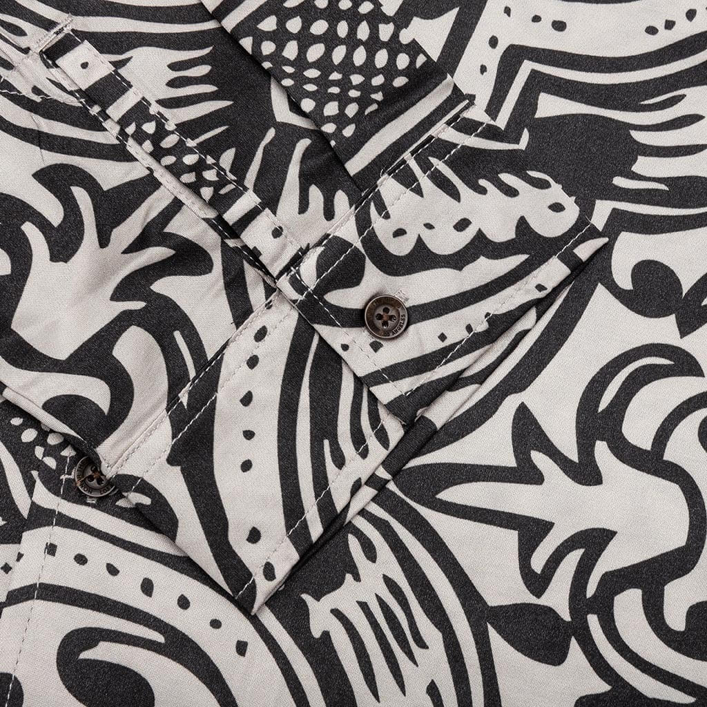 L/S Printed Woven - Black