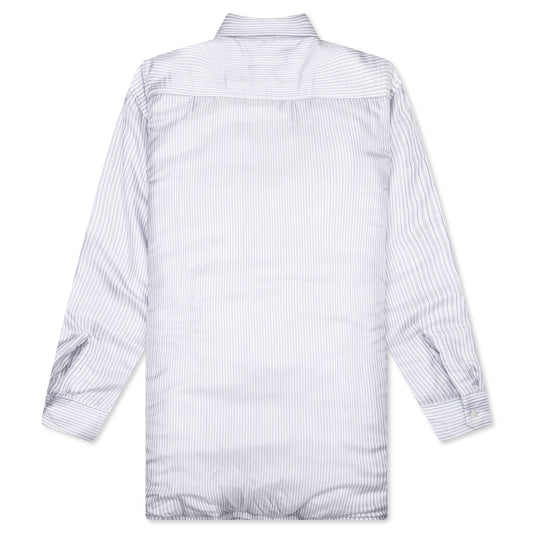 Padded Stripe L/S Shirt - Blue