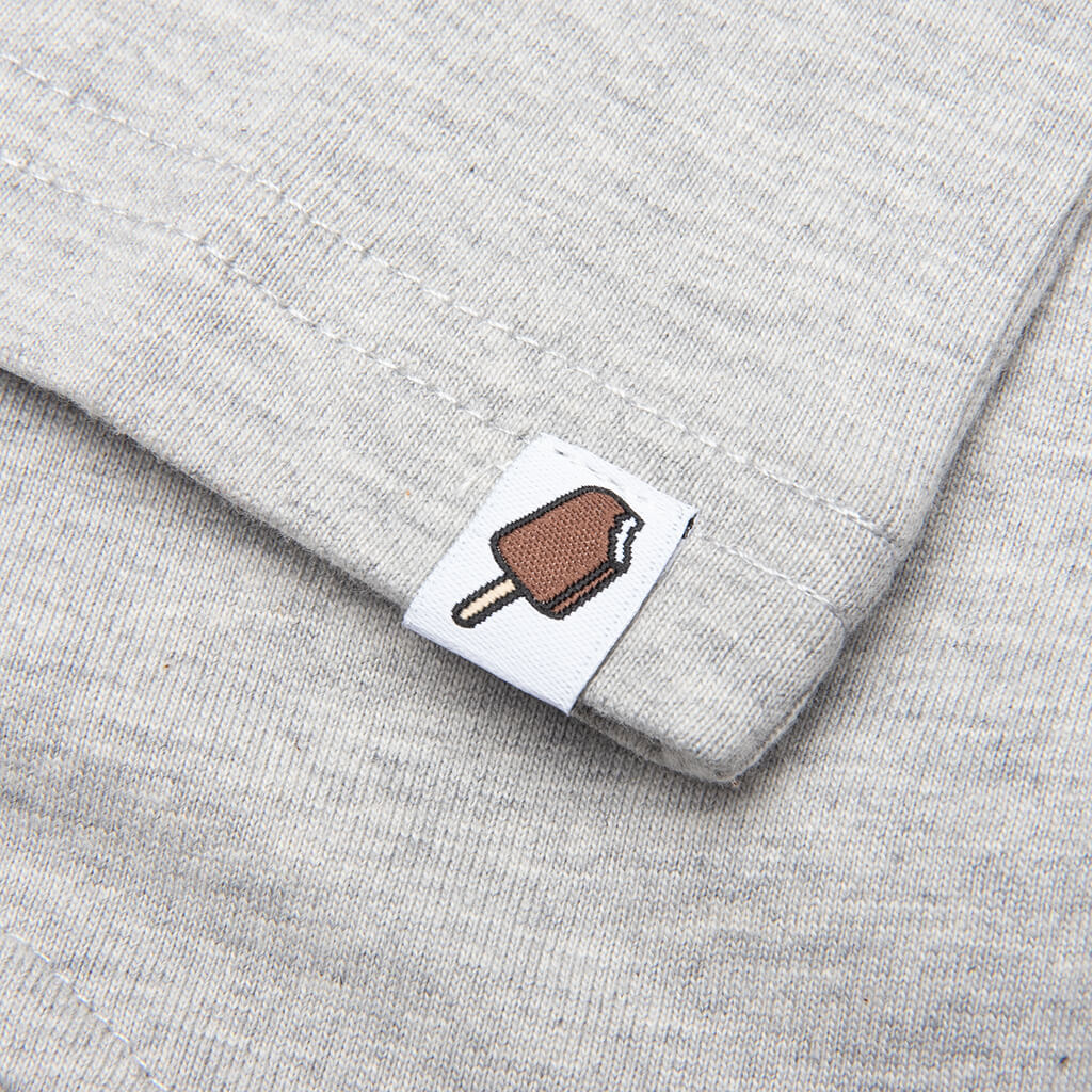 Kids Lava Flag S/S Tee - Heather Grey