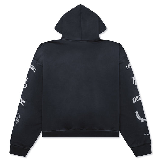 Legacy Crest Hoodie - Stained Black