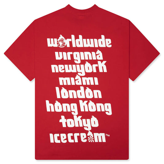 List S/S Tee - Salsa