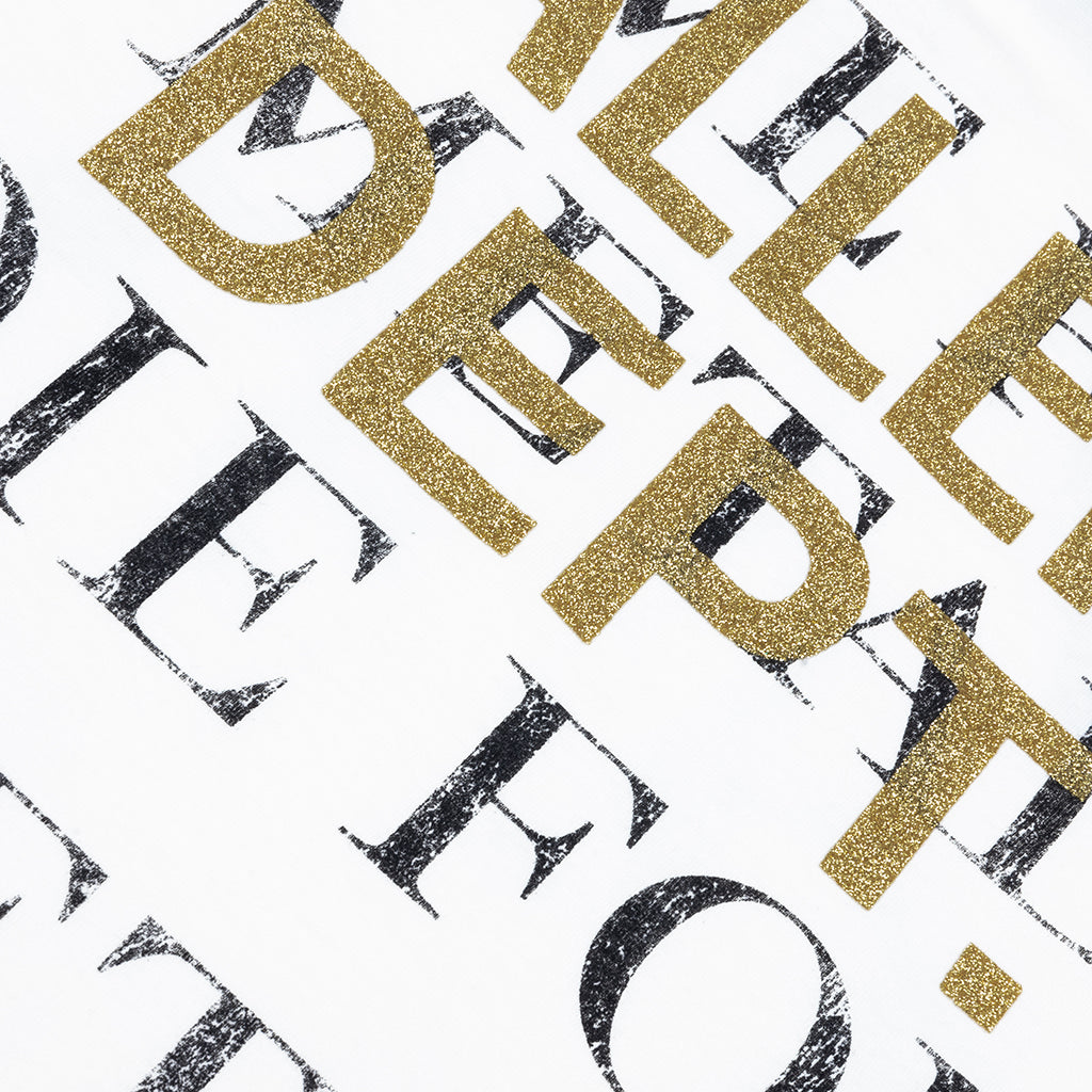 Live For Metal Tee - Light Archival White