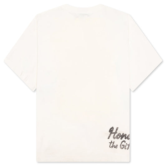 Live On The Air T-Shirt - Bone