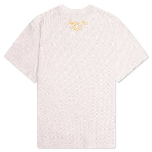 Knit Box Tee - Bone
