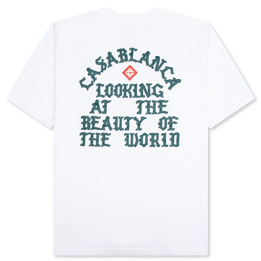 Beauty of the World Printed T-Shirt - White