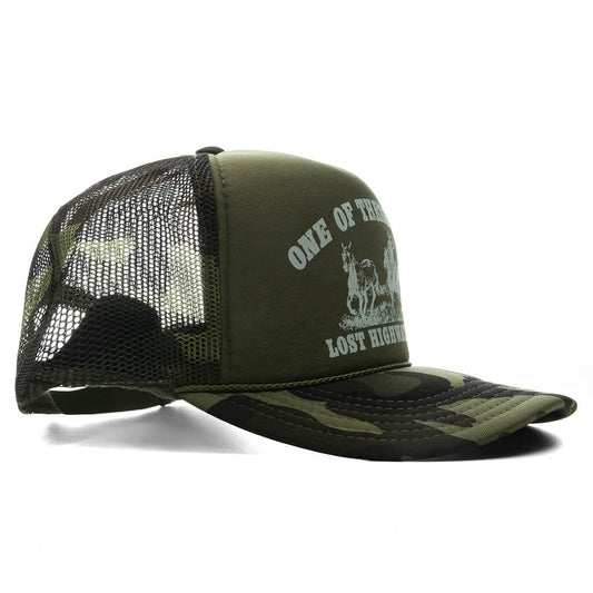 Lost Highway Trucker - Dark Green Camo