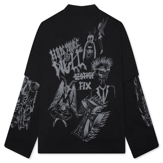 Loud Noises Long Sleeve Tee - Black