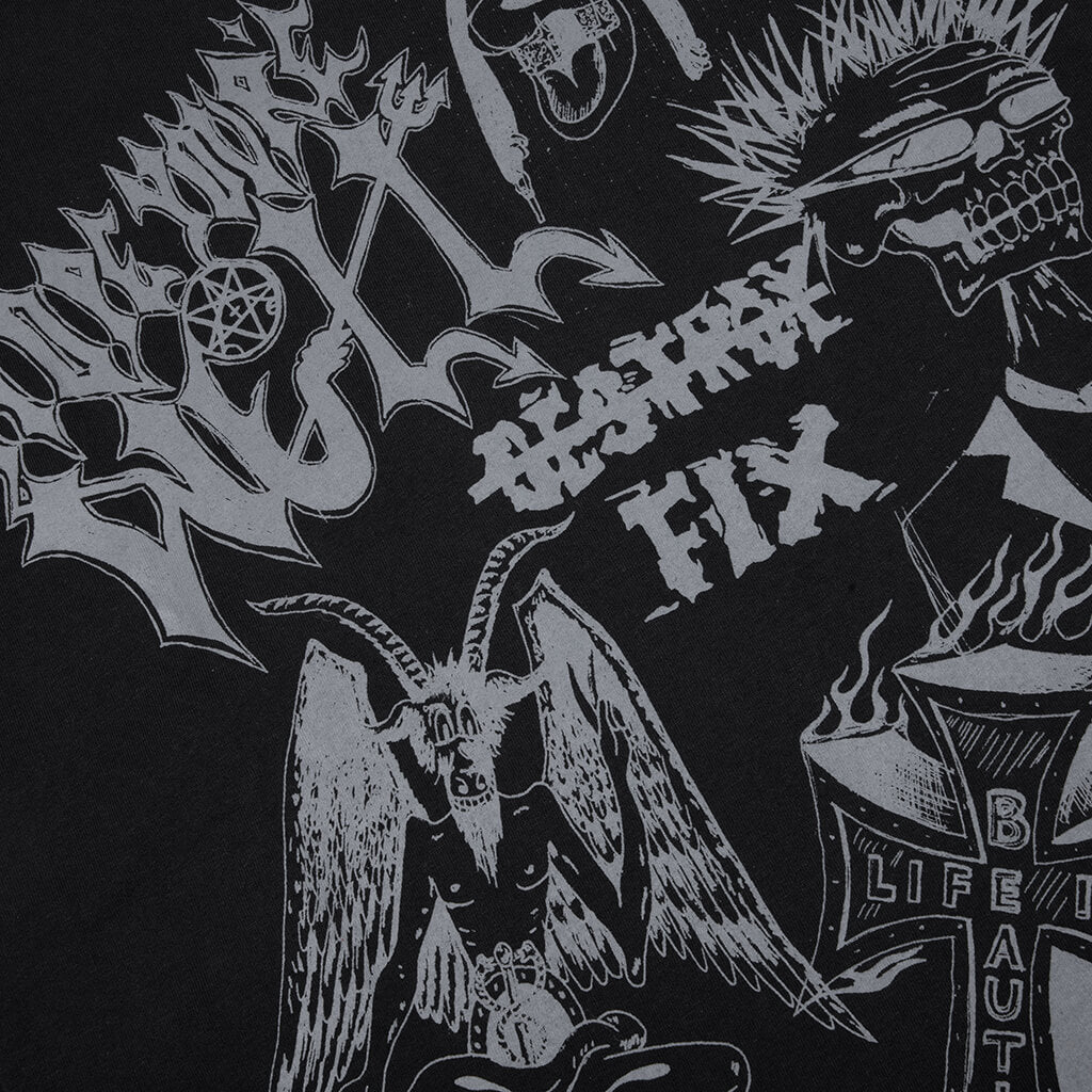 Loud Noises Long Sleeve Tee - Black