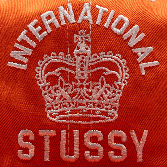Mid International Crown Strapback Cap - Coral