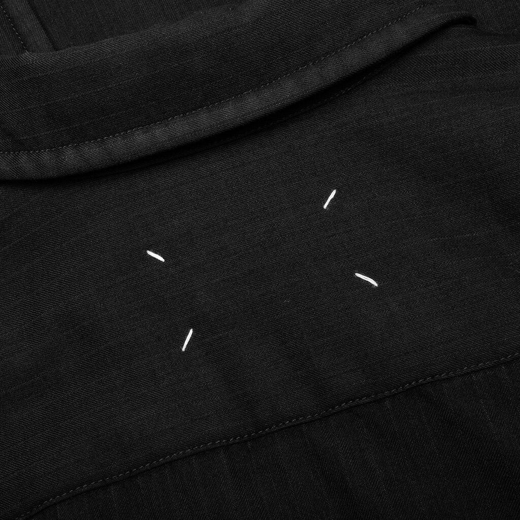 Pocket Button Down Shirt - Black