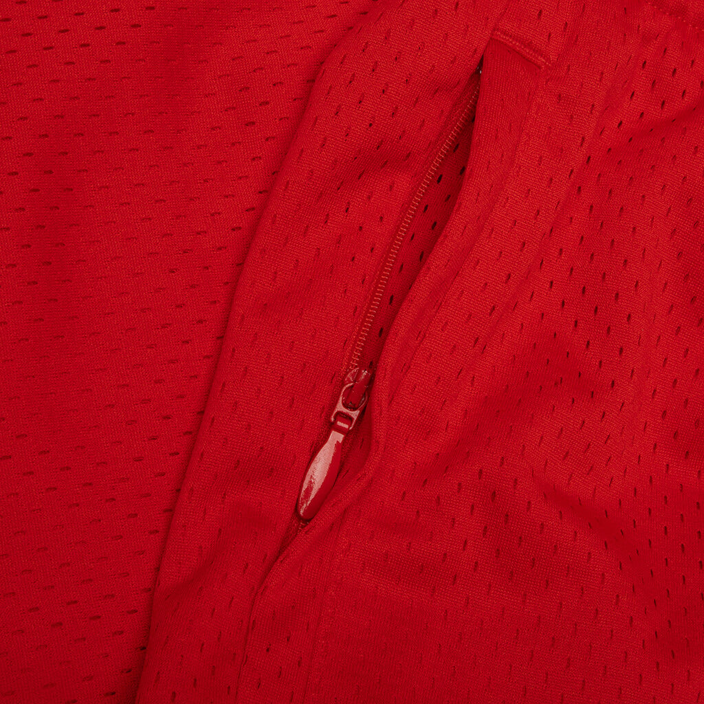 Mesh Track Pant - Red
