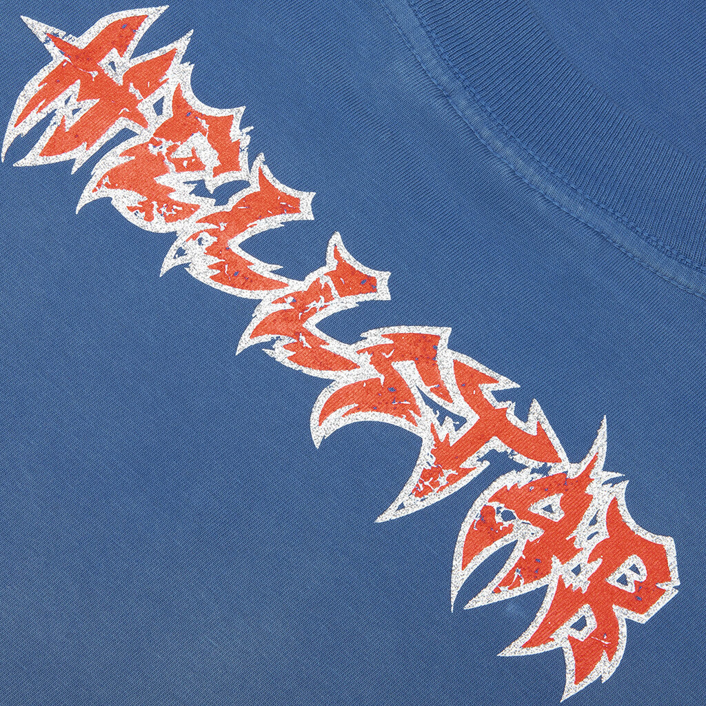 Metal Logo Tee - Blue