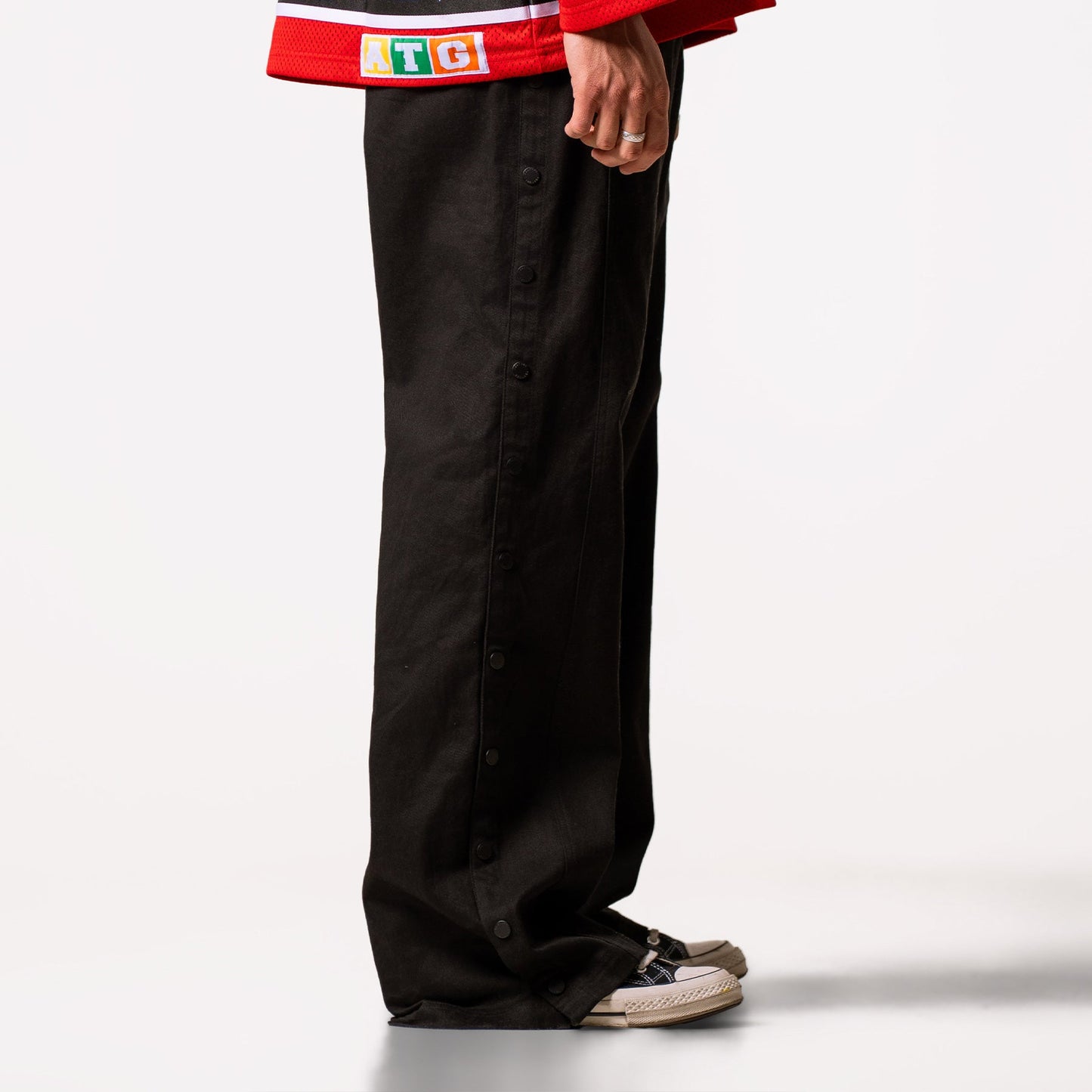 Miguel Tear Away Trouser - Black