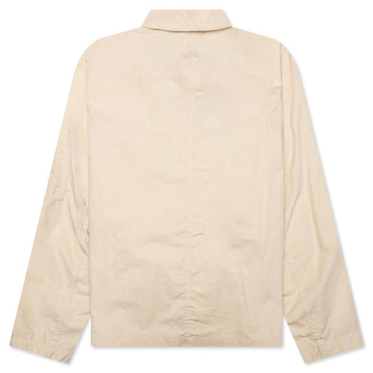 Military L/S Over Shirt - Bone