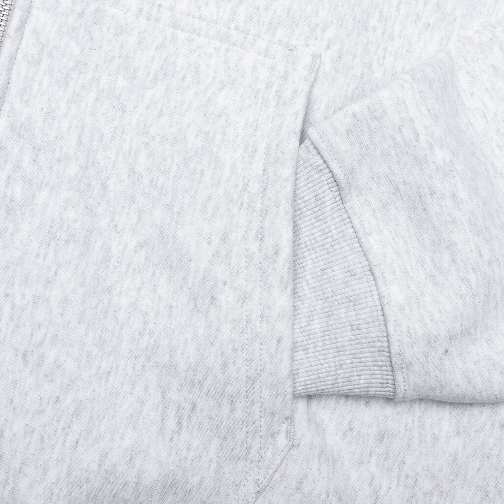Mirror Zip Hoodie - Ash Heather