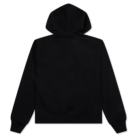 Mirror Zip Hoodie - Black